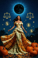 October 21 Libra New Moon Pumpkin Financial Healing Wealth Magnet Ritual ~ Overcome Fiscal Struggles/Debts ~ Break Family-Inherited Financial Bad Luck ~ Opens Doors to Receive more Money/ Success/Secure Future ~ Attract Surprise Monetary  Boosts
