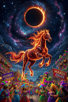 Feb. 17th Ultimate Energy Fusion Spell New Moon in Aquarius, Fire Horse Lunar New Year, Solar Eclipse & Mardi Gras Magick ~ Harness Cosmic Power ~ Transform Your Path ~ Celebrate Bold Wins for Total Renewal Freedom Abundance