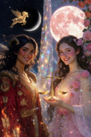 Shimmering Grace & Glory April Lunar Dual Coven Spells ~ April 1 Full Pink Moon Love Beauty Glow Awakens Heart Balance Kindness & Harmony in Life & Relationships + April 17 Aries New Moon Bold Courage Spark Ignites Fresh Starts & Confident Action