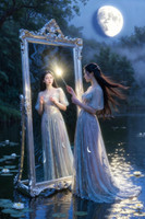 April 10 Last Quarter Moon Shadow Mirror Reversal ~Flip Reflected Negativity ~ Block Others’ Projections from Distorting Your Image ~ End External Judgments & Gossip ~ Social/Professional Visibility Improves as True You is Seen