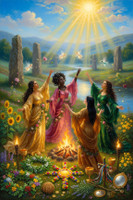 Midsummer Mega Power Spell ~ Radiant Solar Zenith Awakening ~ Explosive Vitality ~ Skyrocket Your Manifestations ~ Magnetize Extraordinary Floods of Love, Money, Health & Pure Joy ~ Includes 30-Second Video Clip +Midsummer Ritual Oil