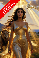 Mega Power Lionsgate Portal Activation Spell ~ Open the 8/8 Gateway  of your Ultimate Momentum ~ Clear Fear of Being Seen or Taking Up Space ~ Activate Inner Lion Raw Personal Power ~ Leadership ~ Respect + Enchanted Brass Lion