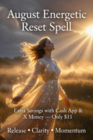 August Energetic Reset Spell ~ Powerful Mid-Season Clearing to Release the Heavy Residue of the First Half of the Year ~ Sweep Away Stuck Energy ~ Mental Clutter  ~ Old Emotional Weight