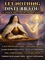 St. Teresa of Ávila Feast Day Spell ~ Let Nothing Disturb You ~ Calm for the Racing Mind ~ Courage to Begin Again with Three Coins ~ Outlast Every Obstacle & Opposer ~ Answered Prayer on Jupiter's Thursday October 15