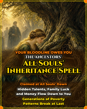 <p>Your ancestors left you more than your eyes and your last name. On All Souls' Day, it is time to collect.</p>
<p>On Monday, November 2, All Souls' Day, the waning Moon is in Leo with Mars and Jupiter, just past its last quarter. A waning Moon is the time for release, endings and settling what is owed. The Sun is deep in Scorpio, the sign of the underworld and what lies beneath, and Mercury is retrograde in Scorpio until November 13, the classic signal that the past is returning to be dealt with. Venus is retrograde in Libra, weighing what is fair and just. On All Souls' Day the dead are remembered, and the doorway between the worlds is still open.</p>
<p>Every bloodline carries an inheritance that never appears in any will. It includes the grandmother's healing hands, the great-grandfather's gift for business, a family's luck, and the prayers and sacrifices of generations who wanted you to thrive. Many bloodlines also carry burdens, like money that always slips away or the same struggles repeating for generations. On All Souls' Day, when the dead are honored and remembered, the ancestors are closest and most willing to give. This rite asks them to release what is rightfully yours and to cut the old patterns at the root.</p>
<p><strong>Very effective for:</strong></p>
<ul>
<li>Families where money never stays, generation after generation</li>
<li>Being the first in your family to break out of struggle</li>
<li>Gifts you sense in yourself but cannot unlock, such as healing, art or business</li>
<li>An actual inheritance, estate or probate that is stuck</li>
<li>Family land, property or heirlooms in dispute</li>
<li>Family debt or financial shame passed down</li>
<li>Not knowing your ancestors because of adoption or lost records</li>
<li>A family business you want to revive</li>
<li>Wanting to pass something better to your own children</li>
<li>Feeling unsupported by your family, living or dead</li>
</ul>
<p>Unchecked, the family patterns repeat with you and your children, and the gifts meant for you stay locked in the past.</p>
<p><strong>The Unexpected Power of the Ancestors' Inheritance</strong></p>
<p>The results often show up as:</p>
<ul>
<li>New talents and interests rising suddenly</li>
<li>Family money or property matters moving</li>
<li>Relatives reaching out with stories, items or help</li>
<li>Breaking a habit your family has always had</li>
<li>Financial windfalls from unexpected sources</li>
<li>A deep feeling of belonging and support</li>
</ul>
<p><strong>Needed:</strong></p>
<ul>
<li>Your full name, birth date and photo if available</li>
<li>Names of ancestors you know, on either side</li>
<li>Any family patterns you want broken and gifts you want to claim</li>
</ul>
<p>Your spell photo is emailed to you once your casting is complete.</p>
<p>Order by Sunday, November 1 at 11:59 PM Eastern for your All Souls' dawn casting!</p>