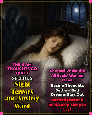 <p>All Souls' Day, Monday, November 2, brings a quieting sky. The Moon is waning in Leo with Mars and Jupiter, just past its last quarter, the phase for letting fear drain away. The Sun is deep in Scorpio, and Mercury is retrograde there until November 13, bringing old worries up so they can finally be put to rest.</p>
<p>Selene the moon goddess watched over the sleeping. Old women hung moonstones by cradles so night fears would pass by. This rite sets a moonstone to watch over your sleep.</p>
<p><strong>Very effective for:</strong></p>
<ul>
<li>Waking at 3 AM with your heart racing</li>
<li>Nightmares that repeat</li>
<li>Dread before bed</li>
<li>Sleep paralysis</li>
<li>Replaying conversations all night</li>
<li>Kids afraid of the dark</li>
<li>Anxiety about work on Sunday nights</li>
<li>Dreams of someone who hurt you</li>
<li>Feeling watched at night</li>
<li>Grief that comes out in dreams</li>
<li>Being too tired to enjoy your day</li>
</ul>
<p><strong>Needed:</strong></p>
<ul>
<li>Your full name, birth date and photo if available</li>
<li>What keeps you up at night</li>
</ul>
<p><strong>Items Used in Your Casting:</strong></p>
<ul>
<li><strong>White tealight candle</strong> ~ I light it as a soft night light for your mind</li>
<li><strong>Moonstone</strong> ~ I use Selene's stone for calm nights and gentle dreams</li>
<li><strong>Lavender buds</strong> ~ I add them to quiet racing thoughts and settle your nerves</li>
<li><strong>Wood betony</strong> ~ I use this old herb to banish nightmares and guard your sleep</li>
<li><strong>Silver flakes</strong> ~ I offer them to the Moon so she watches over you at night</li>
<li><strong>Ground beetle specimen</strong> ~ I set this night hunter down to guard your sleep and chase off what creeps in</li>
<li><strong>Crescent moon charm</strong> ~ I lay it in to keep you under the Moon's protection until morning</li>
</ul>
<p>Your spell photo is emailed to you once your casting is complete.</p>
<p></p>
<p>Order by Monday, November 2 at 3:00 PM Eastern.</p>
