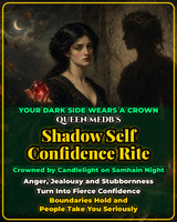 <p>On Samhain night, Saturday, October 31, the Sun burns in Scorpio, the sign that rules the shadow, and the waning Moon in Cancer brings up every buried feeling before going void of course at 5:59 PM Eastern. Mercury is retrograde in Scorpio until November 13 and Venus is retrograde in Libra, turning you back to face the parts of yourself you were taught to hide. The veil is at its thinnest.</p>
<p>Queen Medb of Connacht was proud, jealous and stubborn, and she ruled. She never hid her dark side. She used it. Samhain was her festival. This rite turns your shadow into the same kind of crown.</p>
<p><strong>Very effective for:</strong></p>
<ul>
<li>Anger you swallow until it explodes</li>
<li>Jealousy you are ashamed of</li>
<li>Being called too much or too stubborn</li>
<li>Saying yes and resenting it</li>
<li>People walking over you</li>
<li>Fear of being seen as mean</li>
<li>Shrinking in meetings</li>
<li>Letting others take credit</li>
<li>Feeling rage at being ignored</li>
<li>Wanting to speak up and freezing</li>
<li>Knowing your worth but not acting like it</li>
</ul>
<p><strong>Needed:</strong></p>
<ul>
<li>Your full name, birth date and photo if available</li>
<li>The parts of your dark side you want turned into strength</li>
</ul>
<p><strong>Items Used in Your Casting:</strong></p>
<ul>
<li><strong>White tealight candle</strong> ~ I light it so your shadow is seen in full instead of hidden</li>
<li><strong>Red garnet pebbles</strong> ~ I add them for root courage and the fire of your own life force</li>
<li><strong>Sunstone</strong> ~ I set it down so you walk into every room and own it</li>
<li><strong>Grains of paradise</strong> ~ I add them for bold words and courage in front of anyone</li>
<li><strong>Wormwood</strong> ~ I use this bitter herb to turn old anger into fierce protection</li>
<li><strong>Scorpion specimen</strong> ~ I place it so you sense trouble coming and are never caught off guard</li>
<li><strong>Crown charm</strong> ~ I lay it in to crown your shadow so it rules instead of hurts</li>
</ul>
<p>Your spell photo is emailed to you once your casting is complete.</p>
<p></p>
<p>Order by Saturday, October 31 at 6:00 PM Eastern.</p>