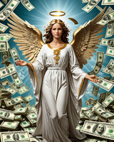 Prosperity Angel Financial Security Wealth Attraction Abundance ~ Money from Heaven  spell