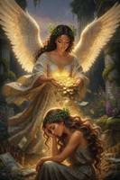 Prosperity Angels Bestow Money from Heaven Spell ~ Clear Hidden Blockages ~ New opportunities/Unexpected Financial Support/Breakthroughs ~ Draw in Favorable Circumstances of Abundance to Receive Urgent Money Help and Lucky Breaks