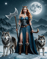 Nordic Skadi's Winter's Wrath Full Moon Curse for Justice and Accountability ~ Conquer Adversaries ~ Punish Bind Banish ~ Restore Balance Get Even