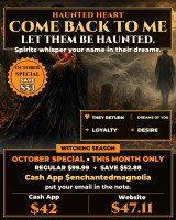 *October Special ~ Haunted Heart Love Spell ~ Spirit Allies From Beyond the Veil Draw Your Beloved Back to You ~ Rekindle Lost Passion ~ Unwavering Loyalty ~ They Cannot Stop Thinking of You