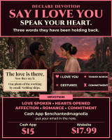 *Declare Devotion Spell ~ Make Them Say I Love You ~ Inspire Tender Words, Romantic Gestures & Open Hearts ~ Deepen Commitment ~ Hear the Love They Feel Out Loud