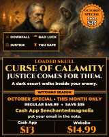 *October Special ~ Loaded Skull Curse of Calamity ~ Vision Alliance of Destruction ~ A Dark Escort Spirit Brings Misfortune & Downfall to the Enemy Who Wronged You ~ Justice for Slander & Betrayal