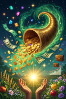 Overflowing Riches in Life Horn of Plenty Money Manifestation Magick 