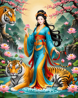 Divine Rejuvenation Xi Wangmu's ritual for Ageless Beauty Youth Vitality and Longevity