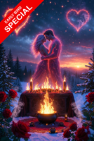 Dec. 21 Yule Flames of Desire ~ Winter Solstice Ignition Spell for Smoldering Attraction and Seduction ~ Spark Irresistible Craving and Wild Passion ~ Make Them Obsess Over You