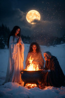 Triple Goddess Strength Full Moon magickal Custom Spell + Acceleration Increase Manifestation speed
