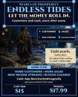 *Endless Tides of Incoming Money ~ Pearls of Prosperity Spell ~ Pull In Customers, Clients & Sales ~ Clear Financial Blocks ~ Open New Income Streams for Business & Life