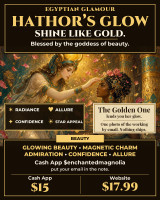 *Egyptian Glamour Hathor Beauty Spell ~ Glowing Attraction & Allure ~ Radiate Confidence, Charm & Star Appeal ~ Shine at Work, in Love & on Camera ~ Blessed by the Golden Goddess
