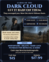 *Dark Cloud Over Your Enemy Curse ~ Rain Down Misfortune on Those Who Wronged You ~ Justice for Betrayal, Cruelty & Harm ~ Let Their Own Storm Follow Them ~ Revenge Spell