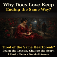 Roses Left on the Garden Path ~ What Is the Most Important Lesson I Need to Learn About Relationships? ~ One-Card In-a-Nutshell Tarot Reading ~ The Wisdom Hidden in Every Love That Stayed and Every Love That Walked Away ~ 1 Card Pulled