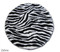 This image shows the Zebra Muffin Blanket