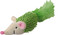 Green Happy Hedgehog Catnip Cat Toy. 