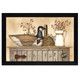 LS1547-276 BLK "Duck and Berry Still life" is a 20"x14"print framed in a 276 Black frame.  This artwork by artist Linda Spivey. features a rustic hutch with a top shelf full of beautiful primitive style keepsakes including wooden goose carving, woven basket, pitcher, rosehip berries, and a blue gingham napkin. The print has an archival, protective, textured finish so no glass is needed, and is ready to hang. Made in the USA by skilled American workers. Thank you for your support.