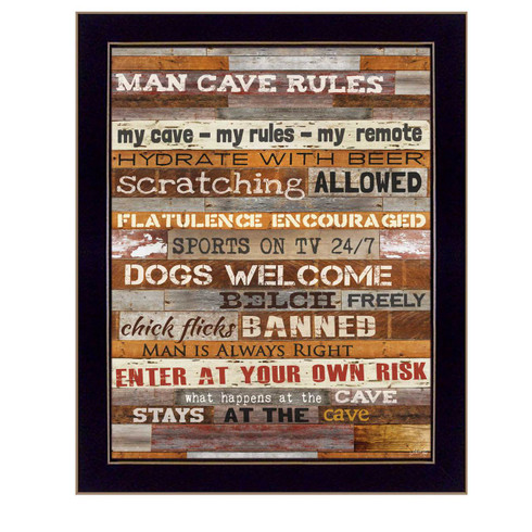 MA1077-712BLK-Man-Cave-Rules-12x16