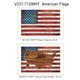 V237-712WHT  American Flags