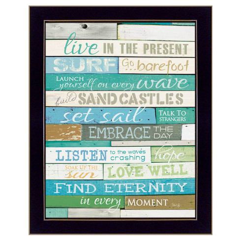 'Live in the Present' by artist Marla Rae