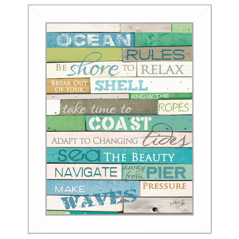 'Ocean Rules' by artist/designer Marla Rae