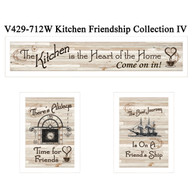 V429-712W  “Kitchen Friendship Collection IV”