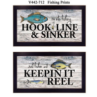 V442-712 "Fishing Prints"