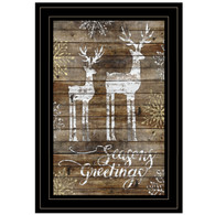 CIN766A-704G "Season's Greetings Deer"