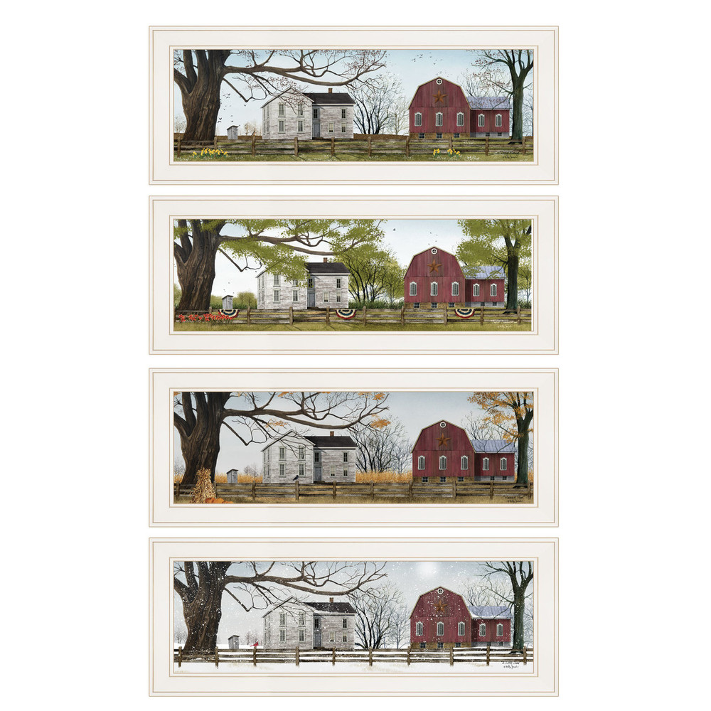 Country Roads Collection By Billy Jacobs Printed Wall Art Ready To Hang Framed Poster Black Frame Trendy Decor4U V219-405