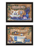 "Lavender Bath" set of 2 framed art prints by artist Kathryn A. Barnes