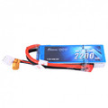 Gens ace 2200mAh 7.4V 45C 2S1P Lipo Battery Pack with Deans Plug