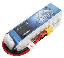Gens Ace 2600mAh 6S 22.2V 45C Lipo Battery Pack With XT60 Plug