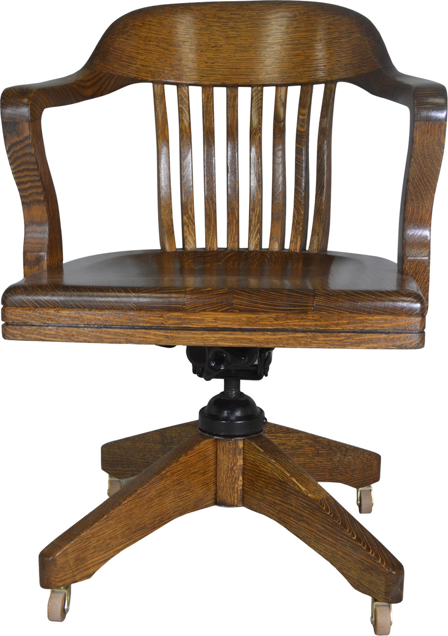 Sold Tiger Oak Lawyers Banker Office Chair Maine Antique Furniture