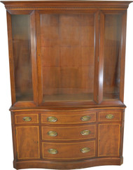 Sold Vintage Mahogany Duncan Phyfe Corner China Cabinet Closet