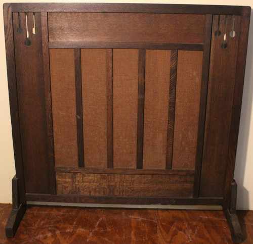 18308 Mission Fireplace Screen Unusual Maine Antique Furniture