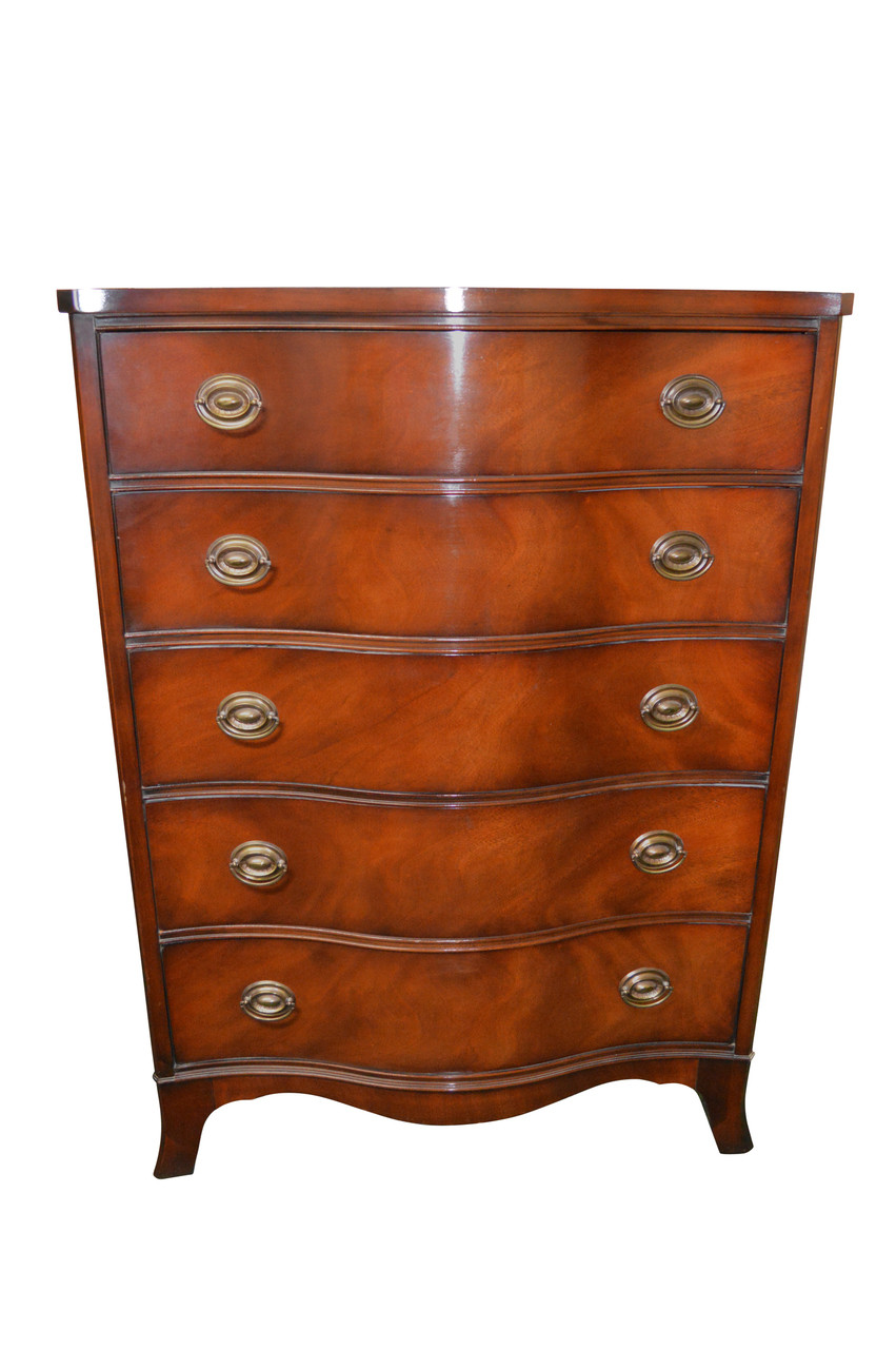 Sold Drexel Mahogany Gent S Tall Chest Maine Antique Furniture