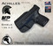 Achilles Holster for the Smith and Wesson Shield 1.0 and 2.0, in Tactical Black, 1.5" Triad Enhanced Belt Clip, Right Hand