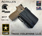 Achilles Outside the Waistband Holster shown for the Sig Sauer M18 equipped with the Streamlight TLR-1 or TLR-1 HL, Right Hand Draw, in Tactical Black