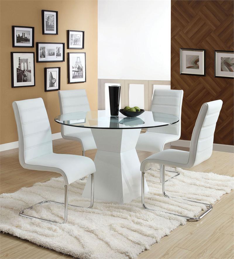 glass dining room sets circle 45 glass dining room sets circle 45