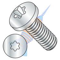 M2.5-0.45 x 12 ISO 7045 Metric Six Lobe Drive Pan Machine Screw Class 4.8 Full Thread Zinc RoHS