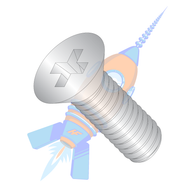 1/4-20 x 1-1/2 MS51959 Phil Flat Machine Screw Full Thread 300 Series S/S DFAR