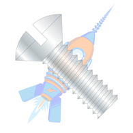 1/4-20 x 1 Slotted Oval Machine Screw Fully Threaded Zinc