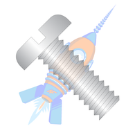 1/4-20 x 3 Slotted Pan Machine Screw Fully Threaded 18-8 Stainless Steel